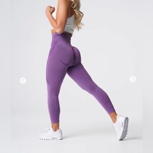 NVGTN Violet Contour Seamless Leggings
